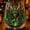 Green, variant on Gothic Stemless Wine Glass Crystal Ball Design,Clear Glass Cup for Drinks Home Bar Party Decor,Unique Holiday Gift for Gothic Lovers,Green