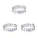 thumbnail image 3 of Qarigey de hombre Cadenas geométricas Brazalete Desmontable Decoración Joyería Cumpleaños Type4 NO4, 3 of 6