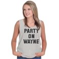 thumbnail image 4 of Party On Wayne Garth 1990s Tank Top T Shirts Men Women Brisco Brands M, 4 of 6