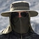 thumbnail image 5 of Sombrero de pesca, protección UV para exteriores, protección solar, sombrero de ala ancha con protector facial y cubierta para el cuello Adepaton BST2000966-3, 5 of 5