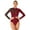 A Burgundy, variant on CHICTRY Womens Rhinestones Long Sleeve Bodysuit Rhythmic Gymnastics Leotard Acrobatics Performance Costume A Burgundy L