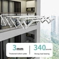 thumbnail image 2 of maskred Sturdy Stainless Steel Balcony Clothes Rack Retractable And Easy To Reasonable Spacing Better 200CM  Five poles, 2 of 6