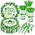 thumbnail image 1 of Juego de vajilla Jremreo de 175 piezas para fiesta de San Patricio, 1 of 6