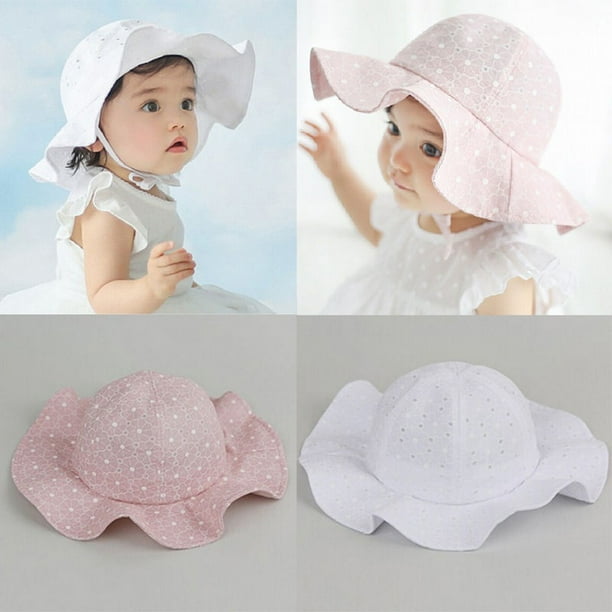Canis Kids Summer Cotton Toddler Infant Sun Cap Outdoor Baby Girls