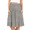 Heather Grey, variant on Simlu Womens Regular and Plus Size Skirt with Pockets Below The Knee Length Ruched Flowy Skirt Midi Skirt For Women