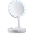 thumbnail image 1 of Makeup Mirrors Vanity Mirror for Girls, Led Double-Sided Rotation Folding USB Lighted Vanity Mirror Touch Screen Portable Tabletop Lamp, 1 of 5