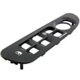 thumbnail image 2 of Red Hound Auto 2002-2005 Compatible with Dodge Ram 1500 2500 3500 Quad Cab Bezel Dark Gray for Master Window Switch Panel Plate, 2 of 5