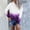 Purple, variant on Hoodies For Women Plus Size Women Plus Size Tie-Dye Printed Gradient Pullover Long Sleeve Sweatshirt Top Fall Sweatshirts Surpdew XXL