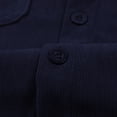 thumbnail image 5 of Tqyyweavej Corduroy Shirts for Men Stylish Solid Color Lapel Collar T-Shirts Botton Down Short Sleeve Tees Tops with Pockets S-3XL, 5 of 7