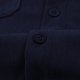 thumbnail image 5 of Ceisia Men's Relaxed Fit Corduroy Short Sleeve Turndown Collar Shirt with Dual Chest Pockets Navy XL Gifts, 5 of 6