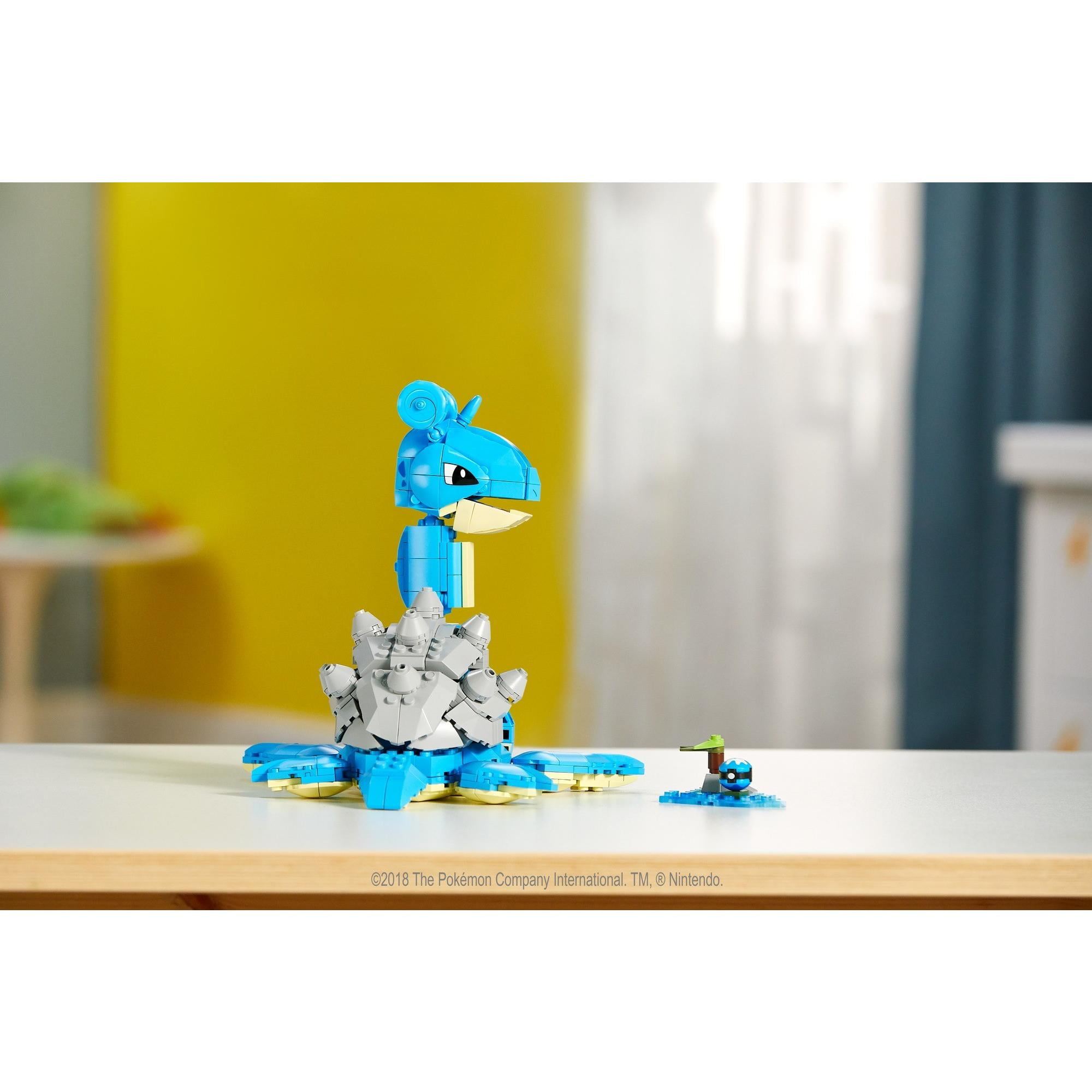 Mattel - Pokemon - Blocos de construção Pokémon Lapras ㅤ