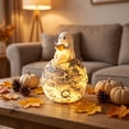 thumbnail image 5 of Cute Ghost Night Light Resin Sphere Lamp, Halloween Decorations for Home, Unique Holiday Tabletop Decor, Decorative Figurine for Bedroom, Seasonal Gift Idea, 1Pack Ghost Night Light #A, 5 of 5