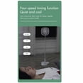 thumbnail image 4 of Foldable Telescopic Usb Rechargeable Fan With Humidifier Oscillating Timer Remote Control For Home Office Floor 8.07X40.55 Inch, 4 of 9