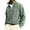 Green #15, variant on TrdSipl Men's Quarter Zip Pullover Long Sleeve Stand Collar Sweatshirts Fuzzy Sherpa Fleece Lined Polo Sweater Fall Winter Casual Thicken Warm Streetwear