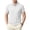 White, variant on Gaukiv Men's T Shirts Collared Neckline Short Sleeve Solid Tees Summer Casual Tops Black L