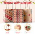 thumbnail image 4 of Bolsas de Regalo JOYIN Navidad de Papel Kraft 24 piezas 13x11x5 cm, 4 of 8