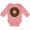 Mauve, variant on Inktastic Brown Donut, Donut With Colorful Sprinkles, Frosting Boys or Girls Long Sleeve Baby Bodysuit