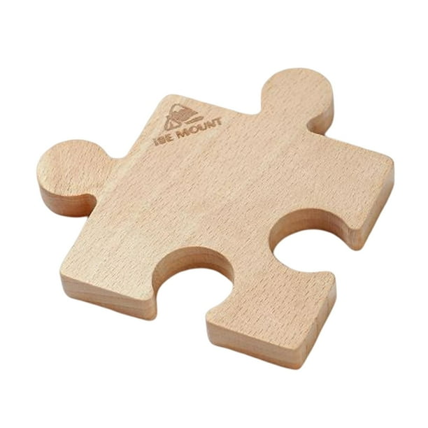 Posavasos de madera, artículos para beber, regalos de inauguración de la casa, portavasos duradero para mesa de comedor haya