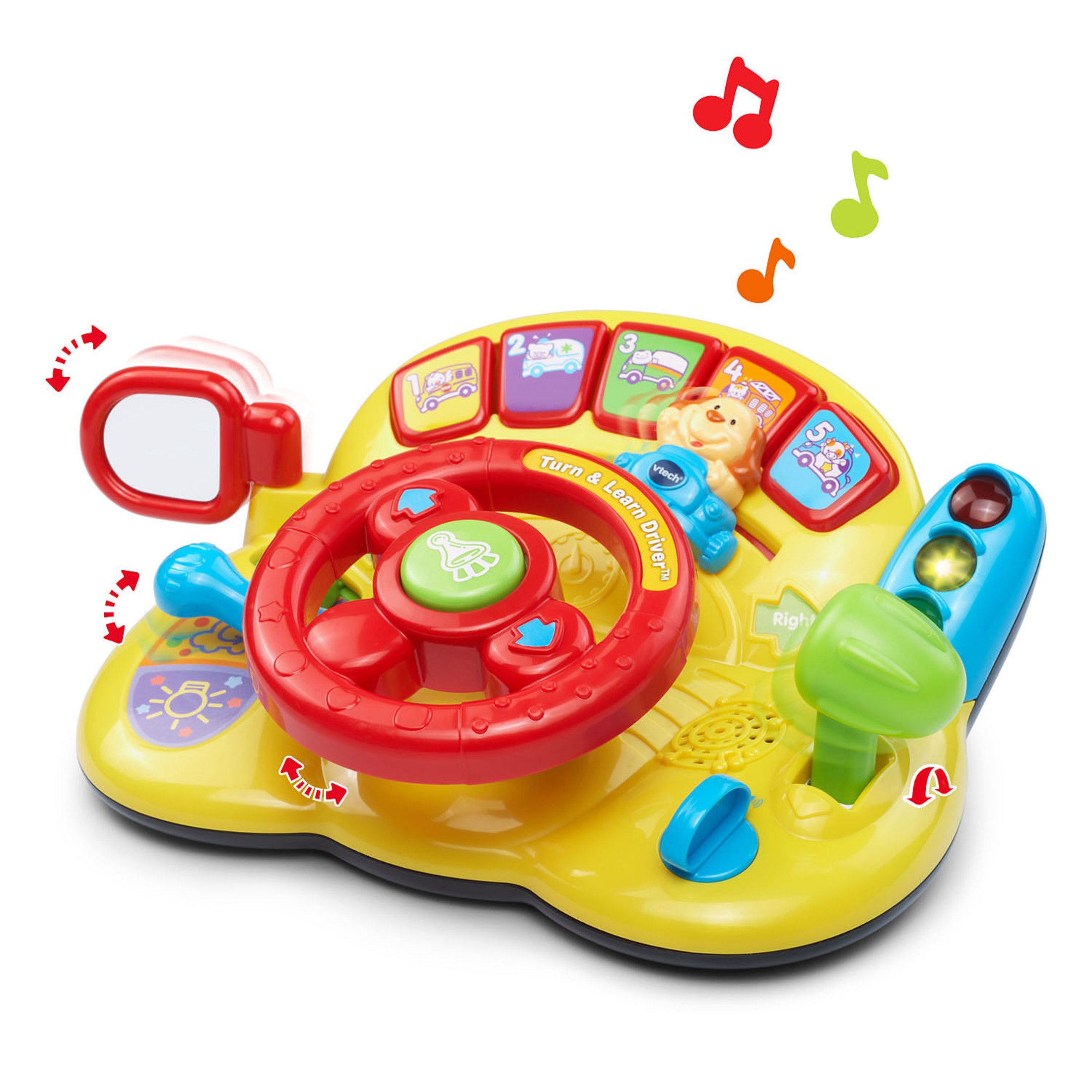 VTech Turn & Learn Driver Interactive Steering Wheel Toy photo 2