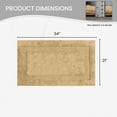 thumbnail image 4 of Home Weavers Classy Bathmat 100% Cotton Tufted Bath Rug, Extra Soft and Absorbent Bath Rugs, Non-Slip Bath Mats, Machine Washable bath rugs for Bathroom, 21"x34" Rectangle, Linen, 4 of 6