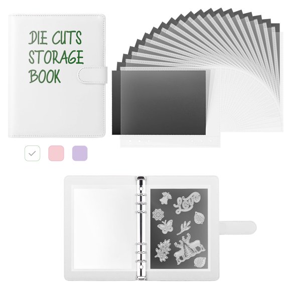 Organizador de troqueles KKJCXY con 12 láminas magnéticas de 23 x 17,5 cm