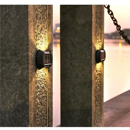

Solar Powered Wall Light Yard Patio Walkway Decorative Lamps for Porch Courtyard Scenery