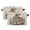 Brown Rabbit and Oastel Easter Eggs, variant on 2-Pack Square Closet Organizers with Handles Open Basket Bins Brown Rabbit and Oastel Easter Eggs Storage Basket for Home Office