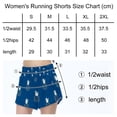 thumbnail image 3 of Womens High Waisted Pineapples Fruit Running Shorts 2 in 1 Athletic Shorts Gym Workout Shorts with Pocket M, 3 of 7