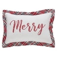 thumbnail image 4 of VHC Brands Christmas Decorations for Living Room Bedroom Accents for Couch Chair Gregor Plaid Merry Pillow 9.5x14, 4 of 4