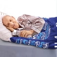 thumbnail image 4 of 100th Birthday Gifts for Men, Happy 100th Birthday Gift Blanket,Blankets, Best Gifts for 100th Birthday Decorations, 100 Years Old Birthday Gift for Parents Husband Grandfather, Navy(30"x40"), 4 of 7