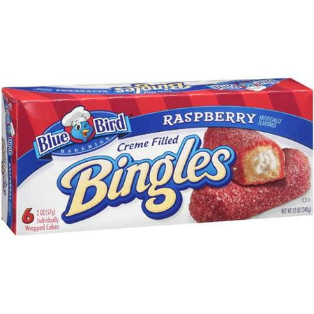 Blue Bird Bakeries: Creme Filled Raspberry Bingles, 12 oz