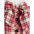 thumbnail image 3 of Blusa Talla Extra Sin Mangas a Cuadros Bolsillo Rosegal Blusas Tallas Grandes, 3 of 5