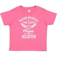 thumbnail image 3 of Inktastic Handpicked for Earth by My Mimi in Heaven with Angel Wings Boys or Girls Baby T-Shirt, 3 of 5
