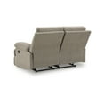 thumbnail image 5 of Signature Design by Ashley Yarrow Lane Beige Reclining Loveseat, 5 of 6