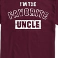 thumbnail image 3 of Instant Message - I'm The Favorite Uncle - Men's Short Sleeve Graphic T-Shirt, 3 of 6