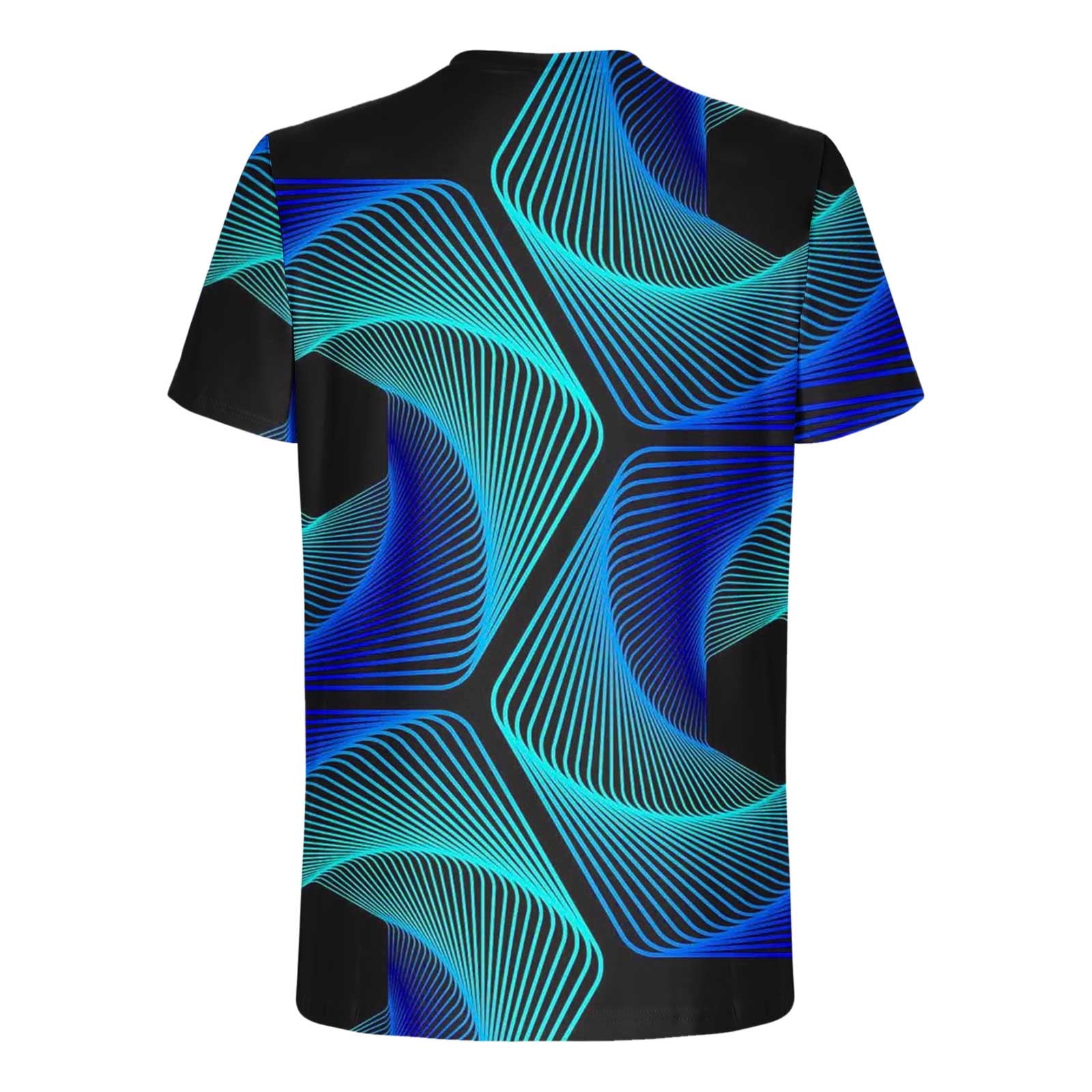 Into the Am Shirts men Casual Round Neck Flower 3D Digital