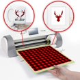 thumbnail image 5 of Craftopia Buffalo Plaid Vinyl Self Adhesive Sheets | 5-Pack 12 x 12 | Red and Black, 5 of 6