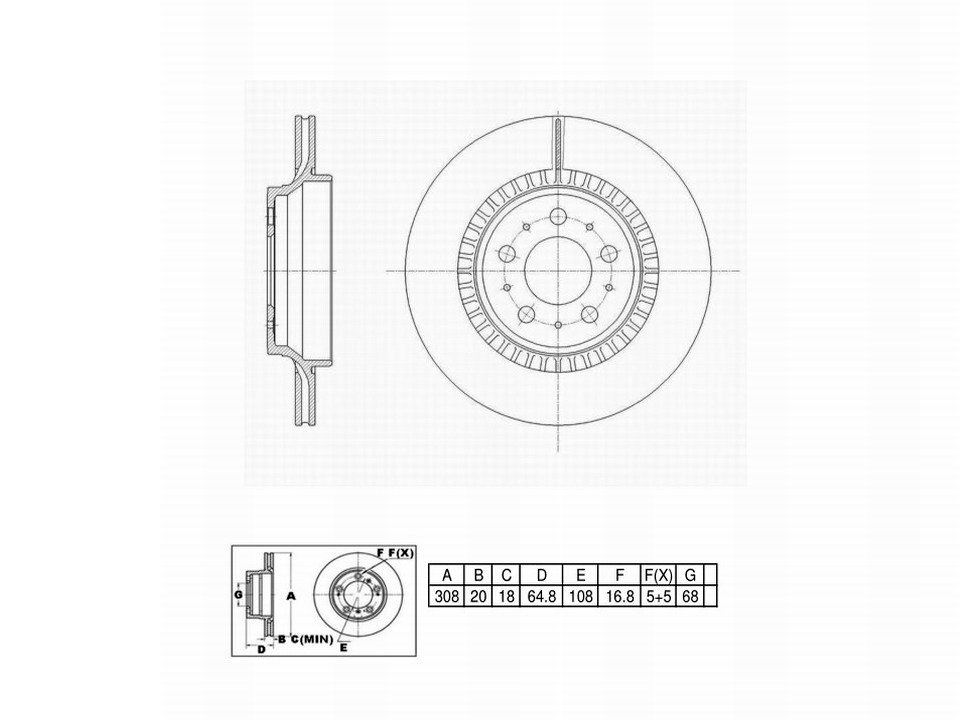 Winstop Brake Kits, Rear WSK575, Volvo XC90 2014