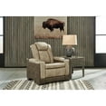 thumbnail image 5 of Ashley Furniture Next-Gen DuraPella Faux Leather Power Recliner in Brown, 5 of 6
