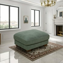 37" Corduroy Modular Ottoman