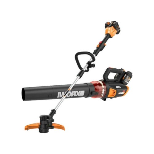 WORX WG927 40V Power Share Grass Trimmer and Blower Combo Kit