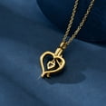 thumbnail image 4 of Rose Heart Ashes Necklaces for Women Heart Love Story Rose Flower Cremation Memorial Jewelry Urn Pendant Necklaces Keepsake for Her Mom Wife Girlfriend, 4 of 6