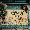 thumbnail image 3 of Welcome Spring Door Mat Spring is in The Air Door Mats for Indoor Outdoor Non Slip Spring Decor Doormat 17"x30", 3 of 6