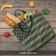 thumbnail image 5 of Fotbe Jungle Green Camo USA Flag Bolsa Tote con Estampado para Mujer, Bolsos con Cremallera, Bolsa de Hombro Casual de Gran Capacidad con Bolsillos Internos, 5 of 7