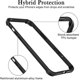 thumbnail image 2 of Funda rígida delgada con marco de aluminio y parachoques de metal para iPhone 15 Pro (iPhone 15 Pro de 6,1"), color negro, 2 of 3