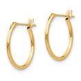 thumbnail image 2 of 14k Madi K 1.25mm Hoop Earrings SE234, 2 of 2