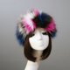 thumbnail image 3 of Gorro grueso de piel sintética, gorro de copa, gorro cálido, gorro con aro, gorro de felpa corto de piel de conejo a la moda para mujer, otoño e invierno, 3 of 5