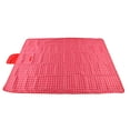 thumbnail image 2 of Manta de picnic para exteriores, impermeable, resistente a la arena, plegable, para 6-8 personas, ideal para acampar, hacer senderismo y viajar (145 x 180 x 0,5 cm/57 x 70,8 x 0,2 pulgadas), 2 of 14
