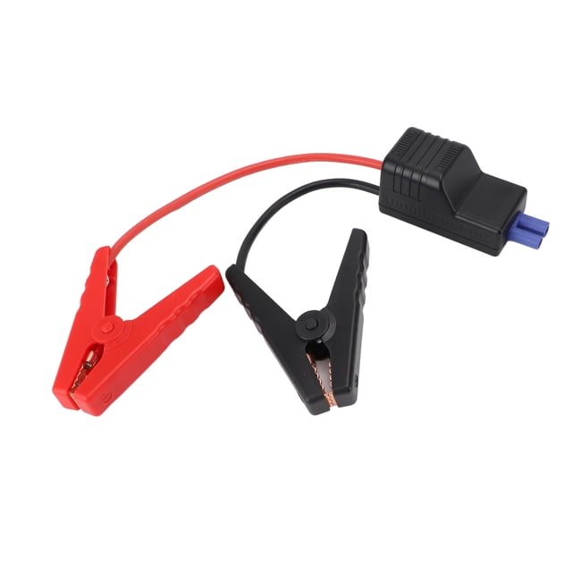 Car Battery Booster Jumper Cable, Digital Display EC5 Starter Cable Clips To EC5 Connector Enhanced Safety Real Time Voltage Monitoring for Emergency