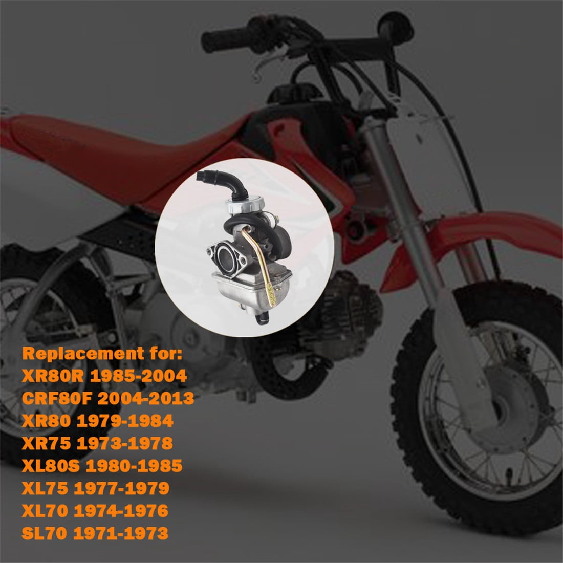 Câble D'accélérateur (poignée De Gaz) Pour Carbu - Compatible Honda CRF80F, XR80, XL80S, Etc.
